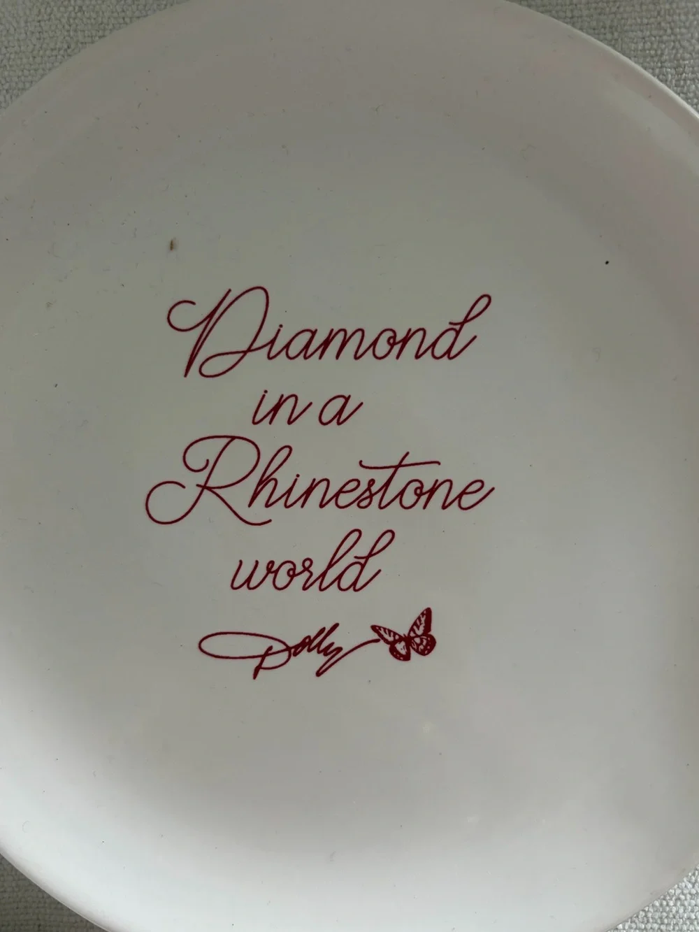 Dolly Parton plates dishes sayings quotes Dollyisms set of 3 porcelain 6 3/4”
